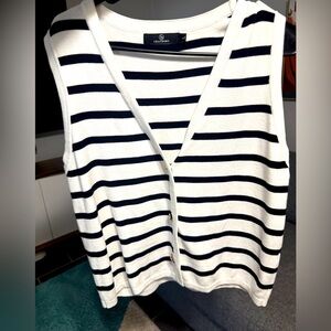 Striped Sweater Vest